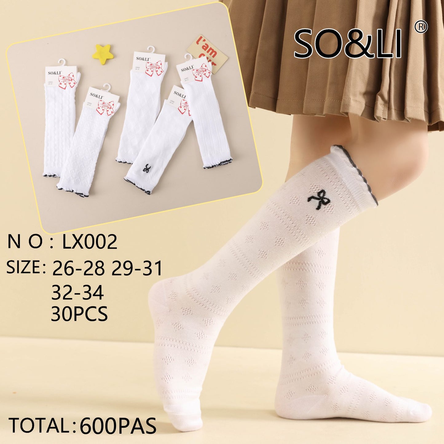 PODKOLANÓWKI SKARPETY DZIECIĘCE