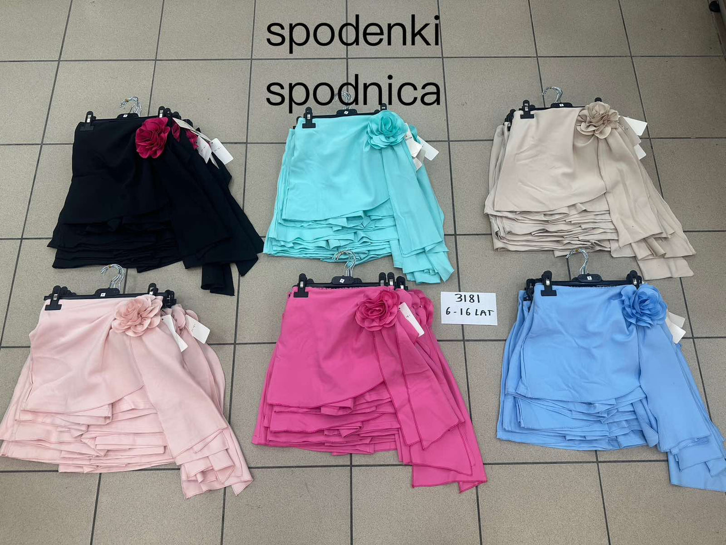 SPÓDENKI SPÓDNICE DZIECIĘCE (6-16)