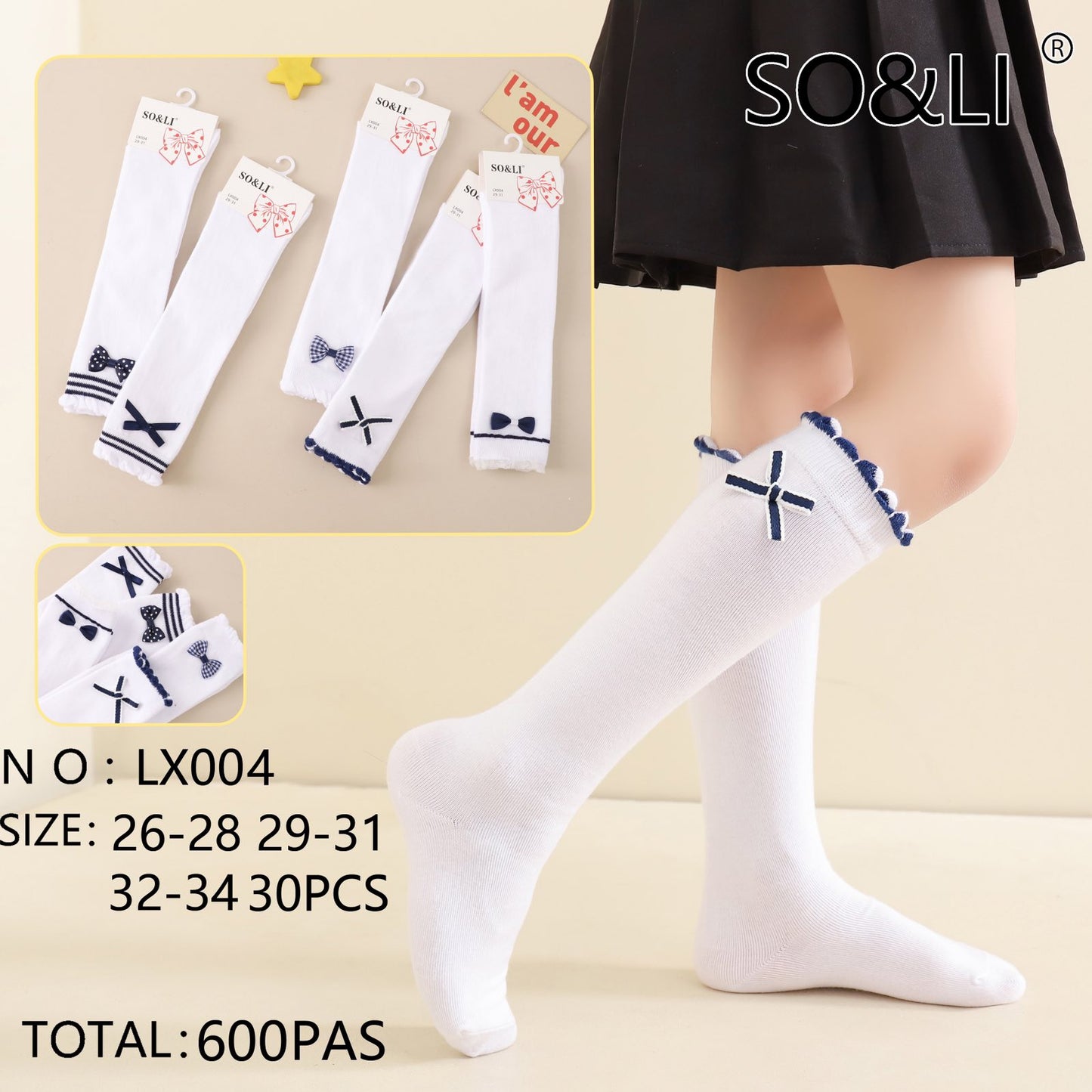 PODKOLANÓWKI SKARPETY DZIECIĘCE