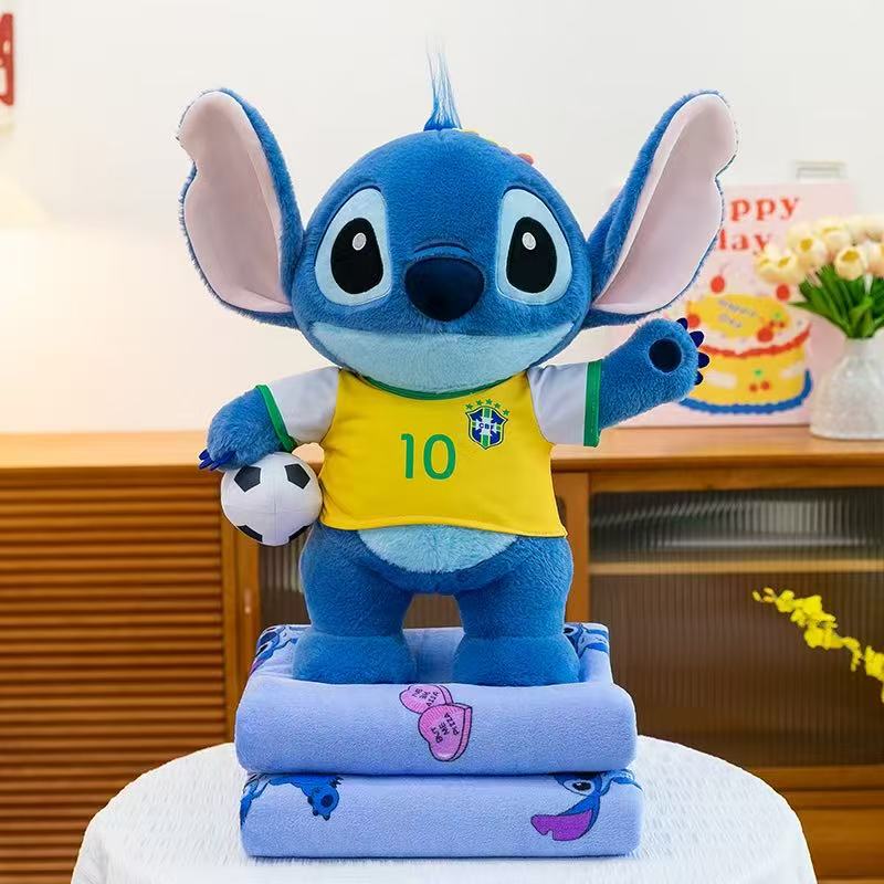 MASKOTKA STITCH PIŁKARZ