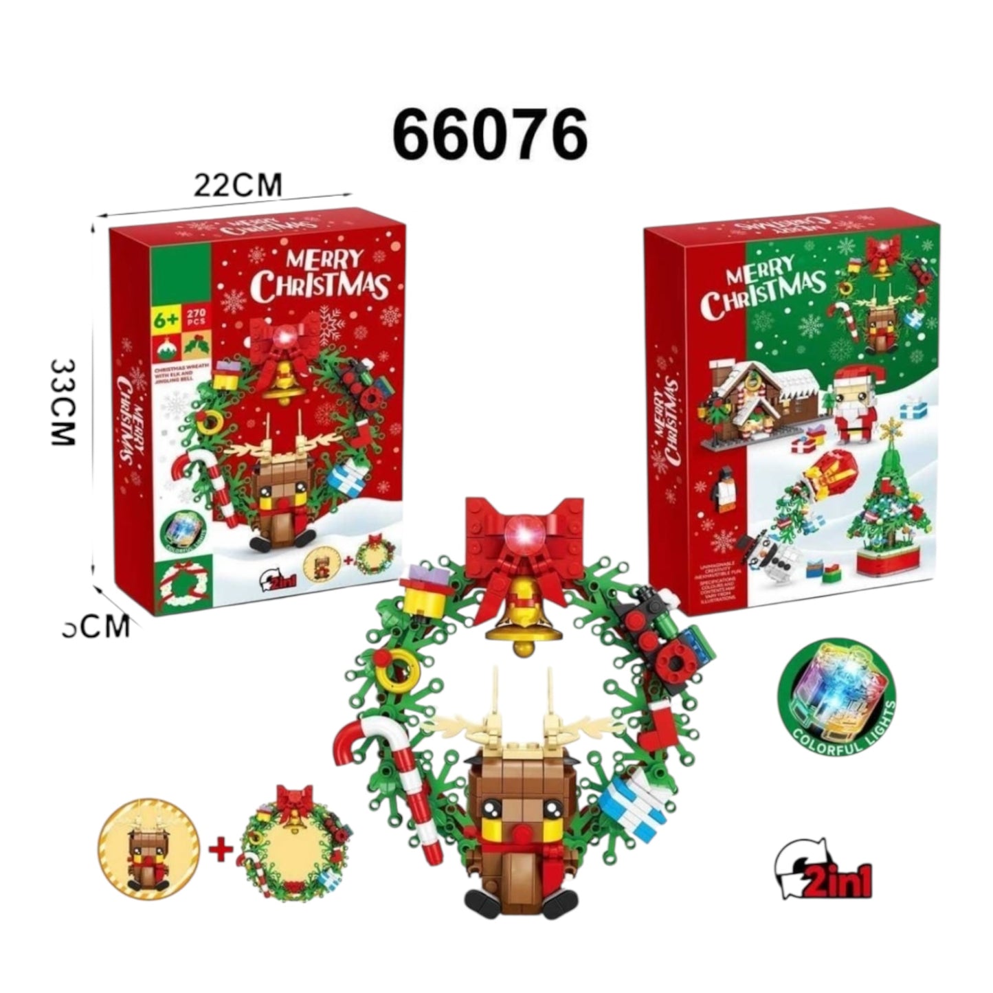 KLOCKI MERRY CHRISTMAS