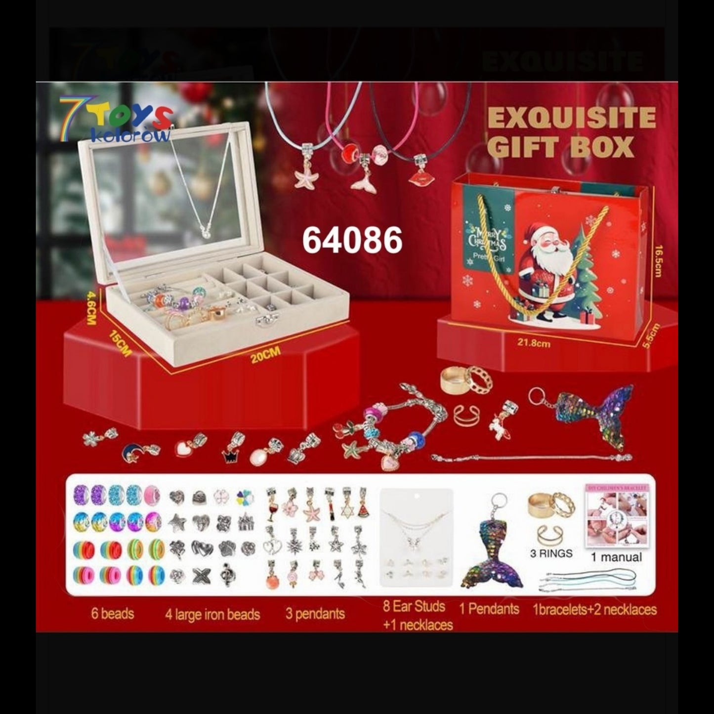 ZESTAW BIUŻUTERII ŚWIĄTECZY