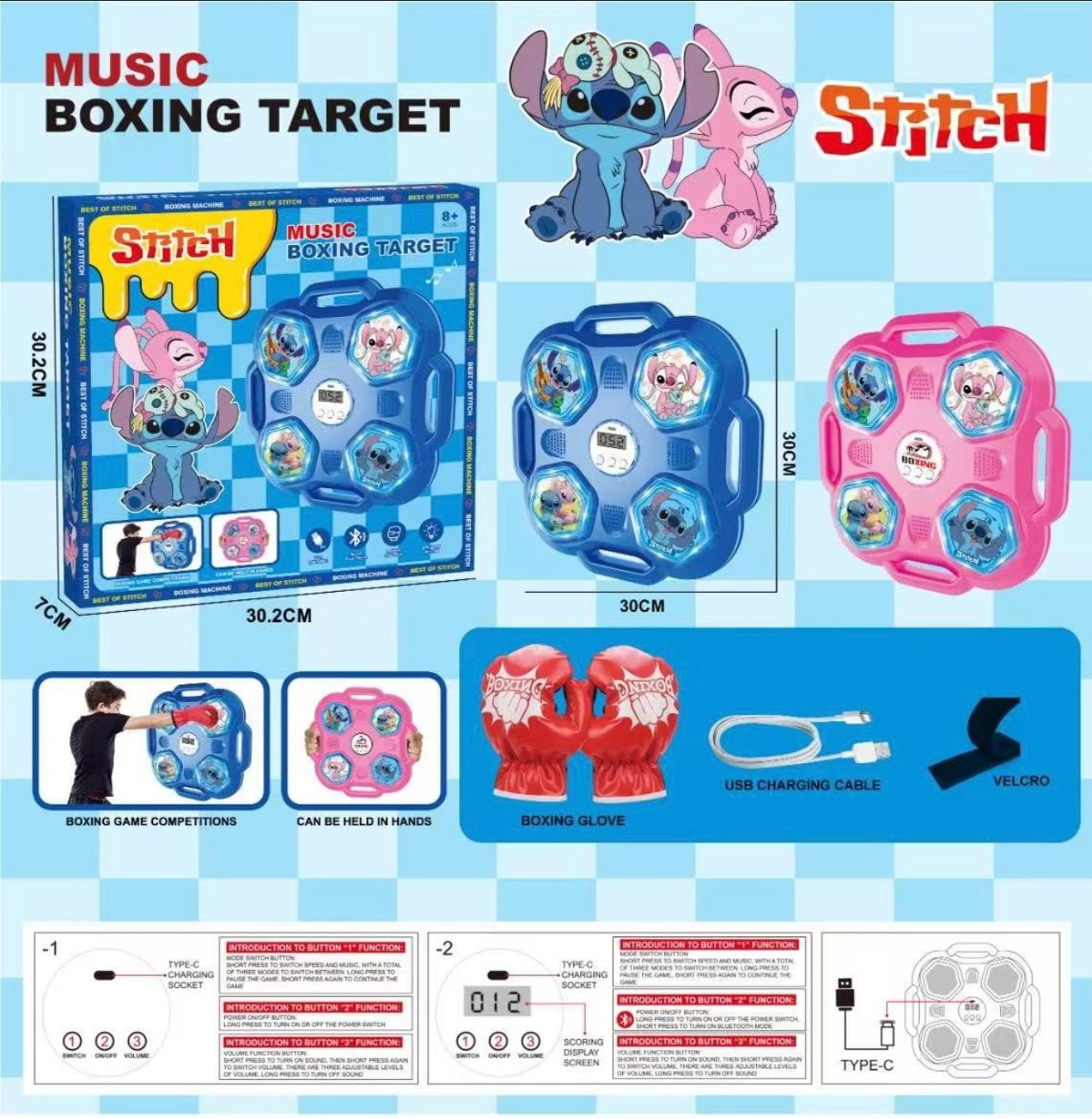 BOXING STITCH Z MUZYKĄ