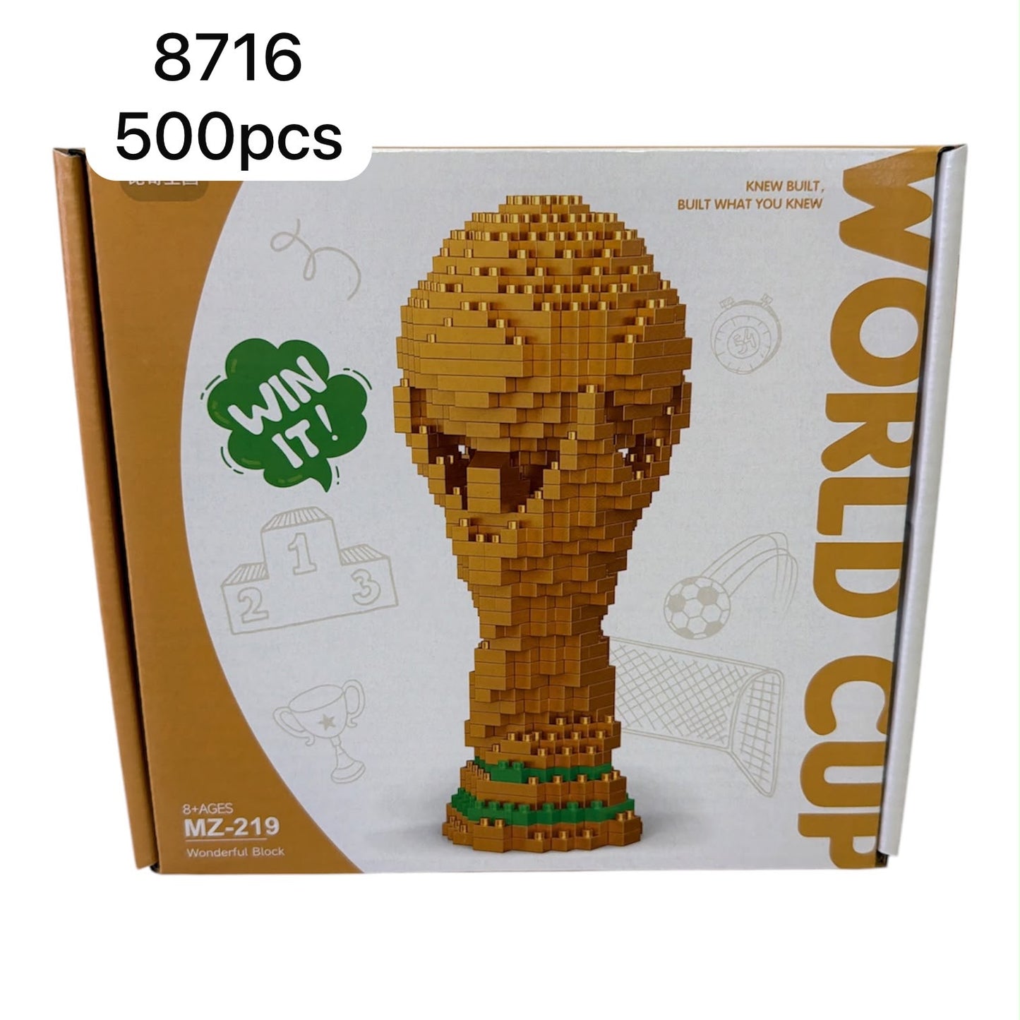 KLOCKI PUCHAR 500 PCS.