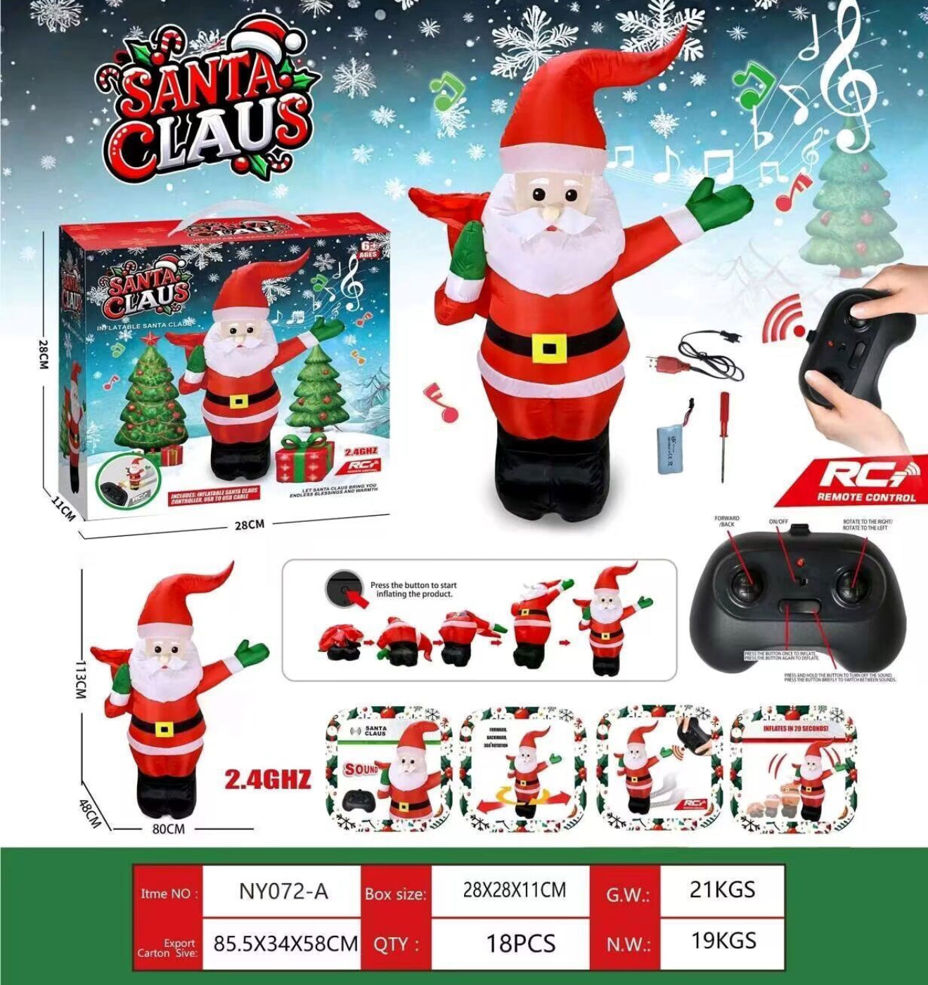 ŚWIĘTY MIKOŁAJ ZDALNIE STEROWANY