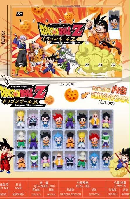 KALENDARZ ADWENTOWY DRAGON BALL