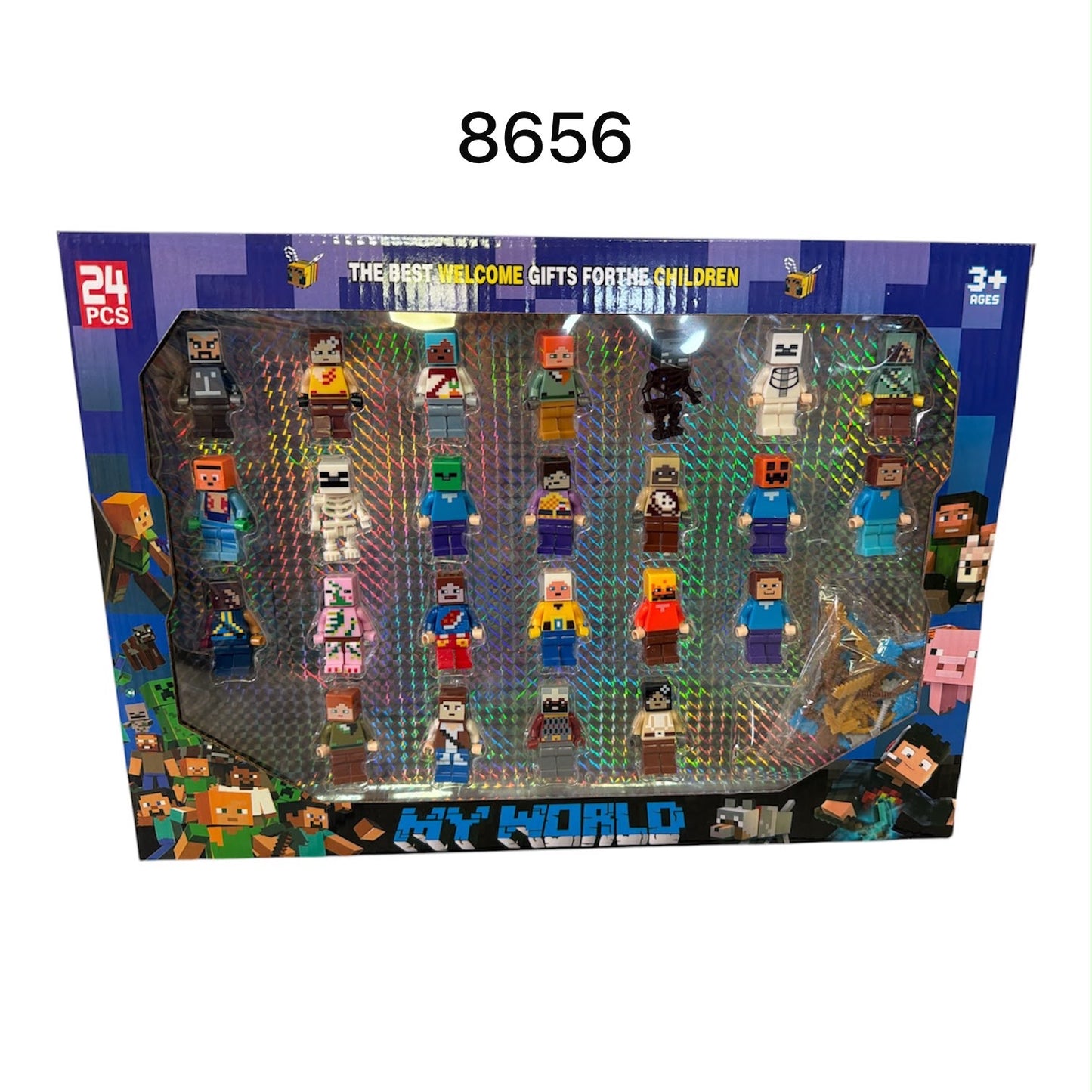 FIGURKI MINECRAFT 24SZT.