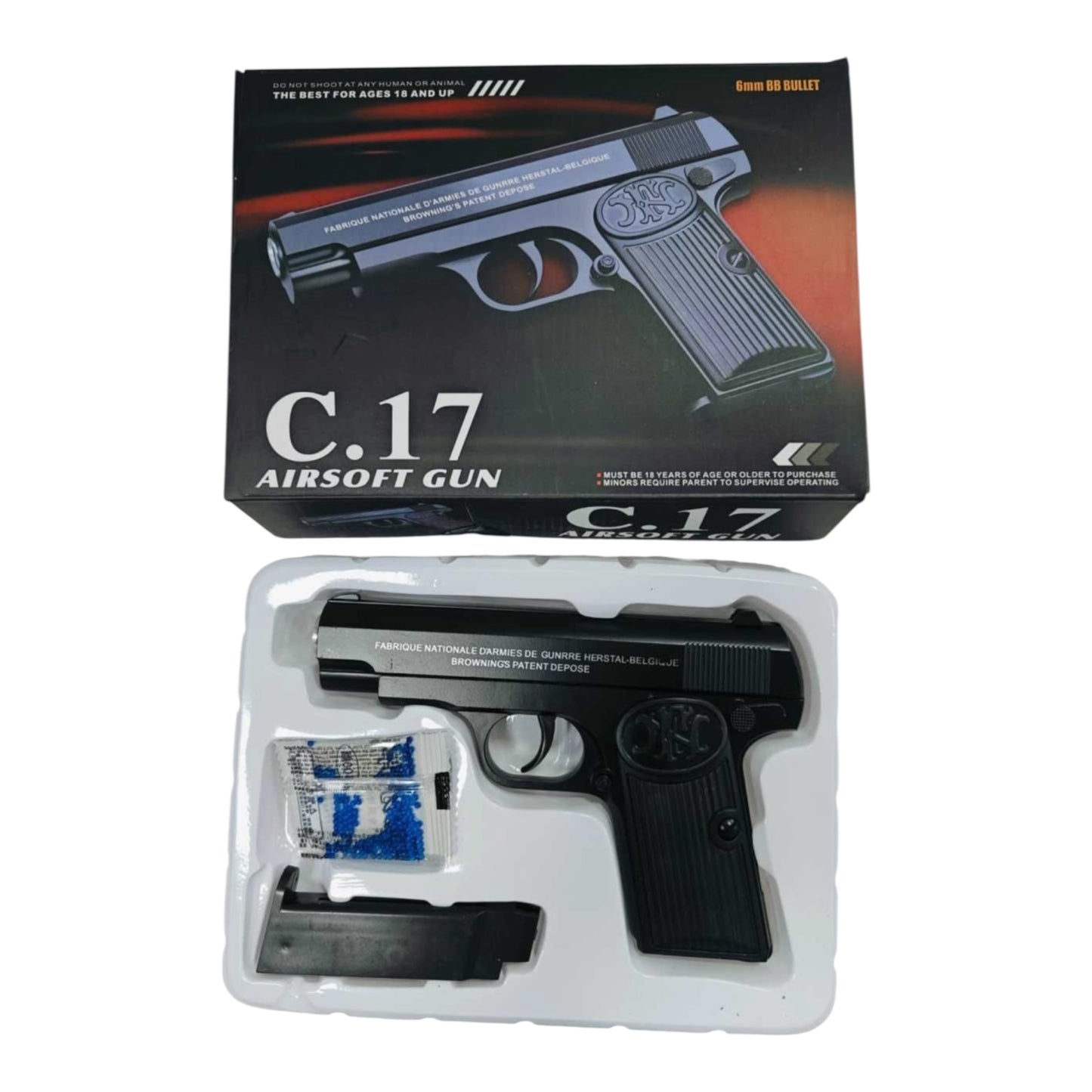 PISTOLET METALOWY C17