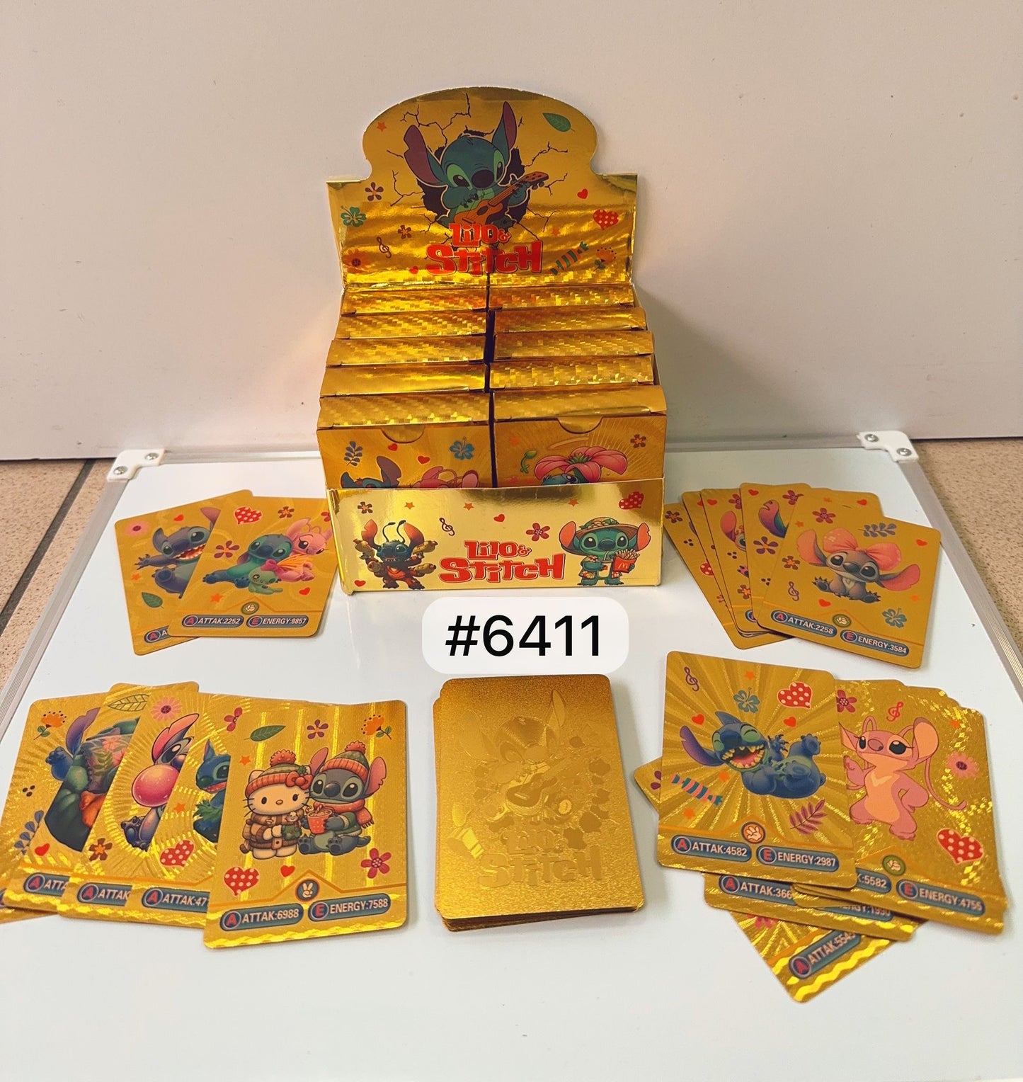 KARTY ZŁOTE STITCH 55 KART