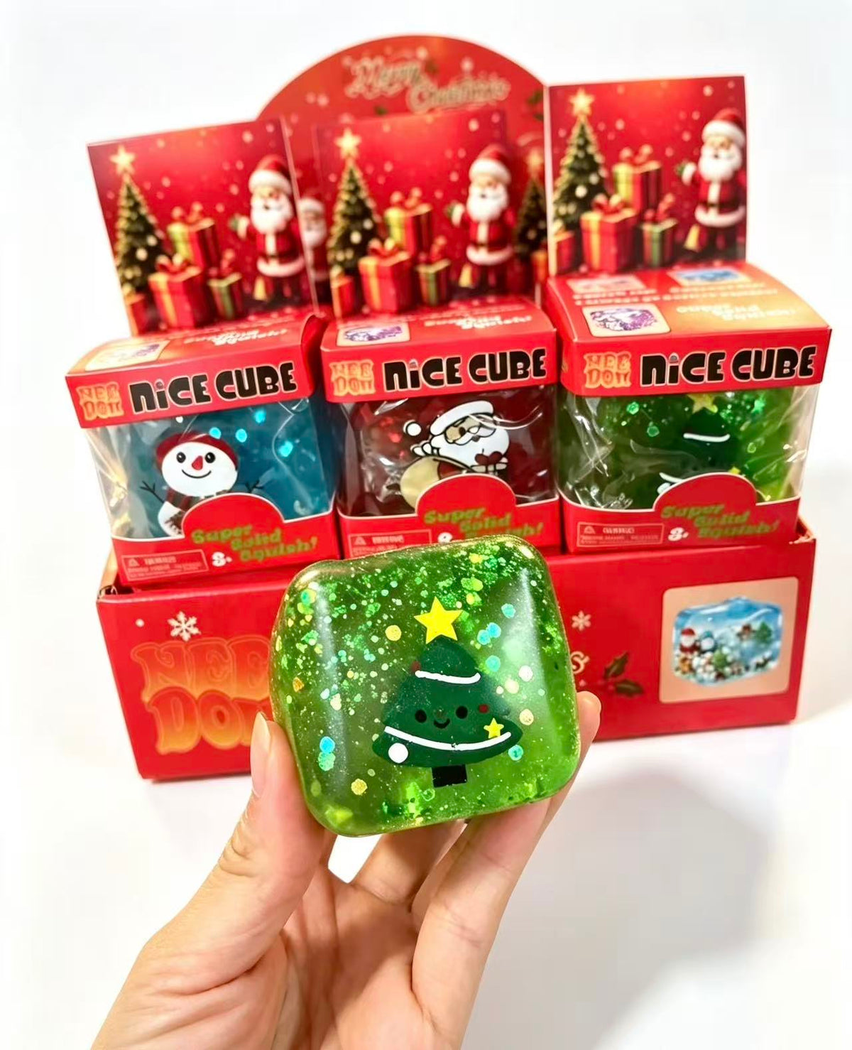 GNIOTKA CUBE NOEL LED 7 CM