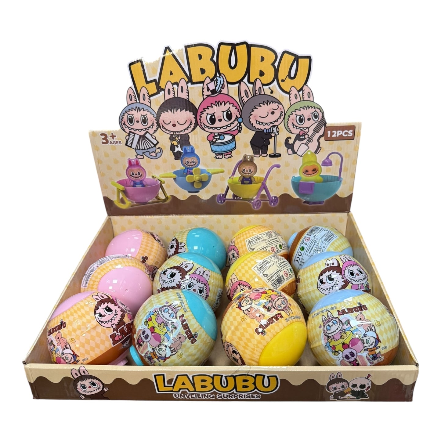 KULA Z FIGURKĄ LABUBU