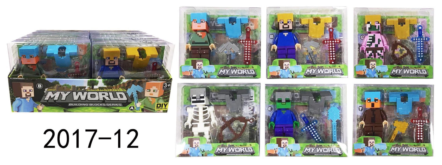 ZESTAW FIGUREK MINECRAFT