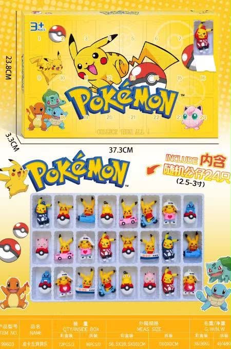 KALENDARZ ADWENTOWY POKEMON