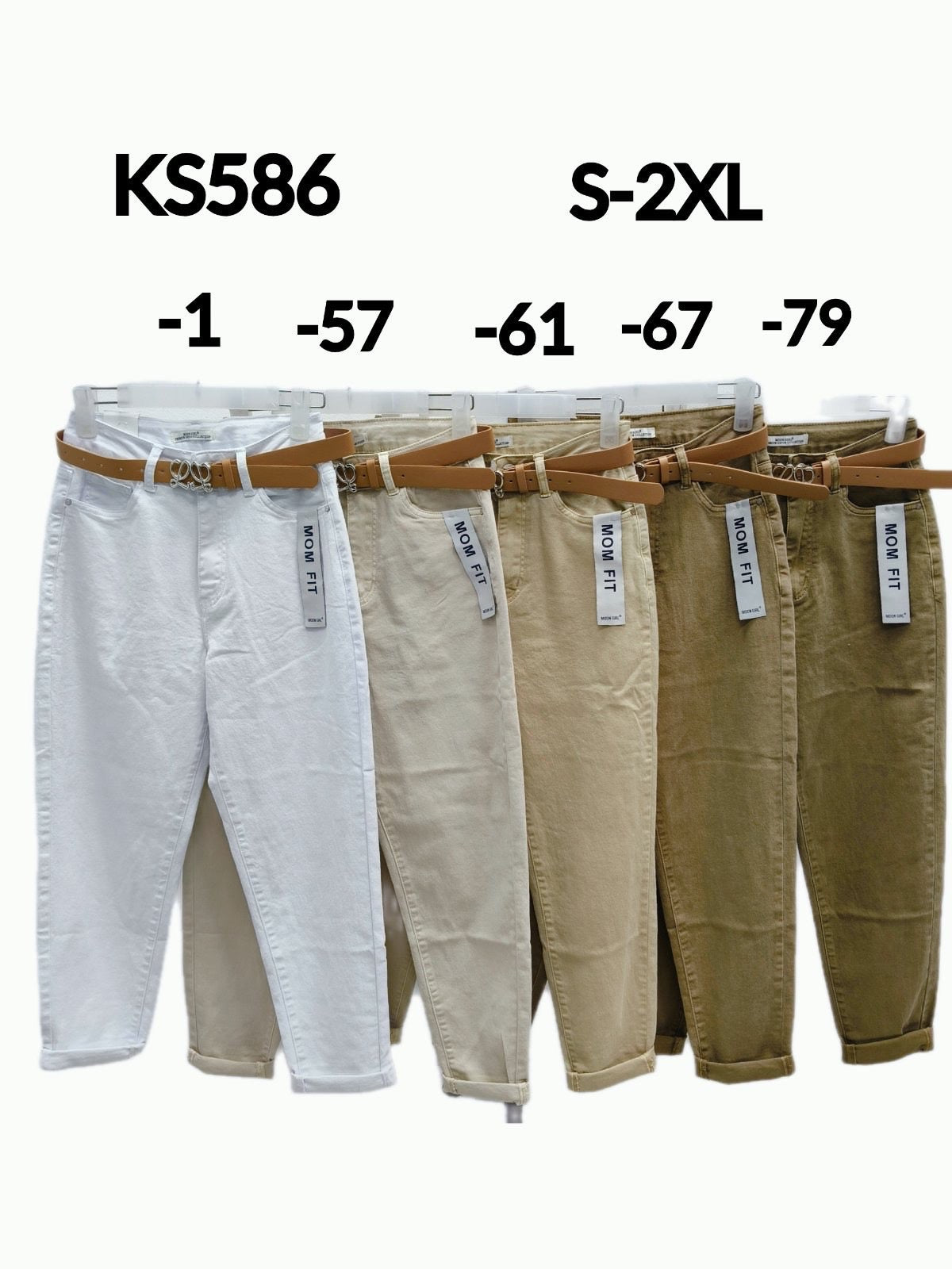 JEANSY DAMSKIE S-2XL