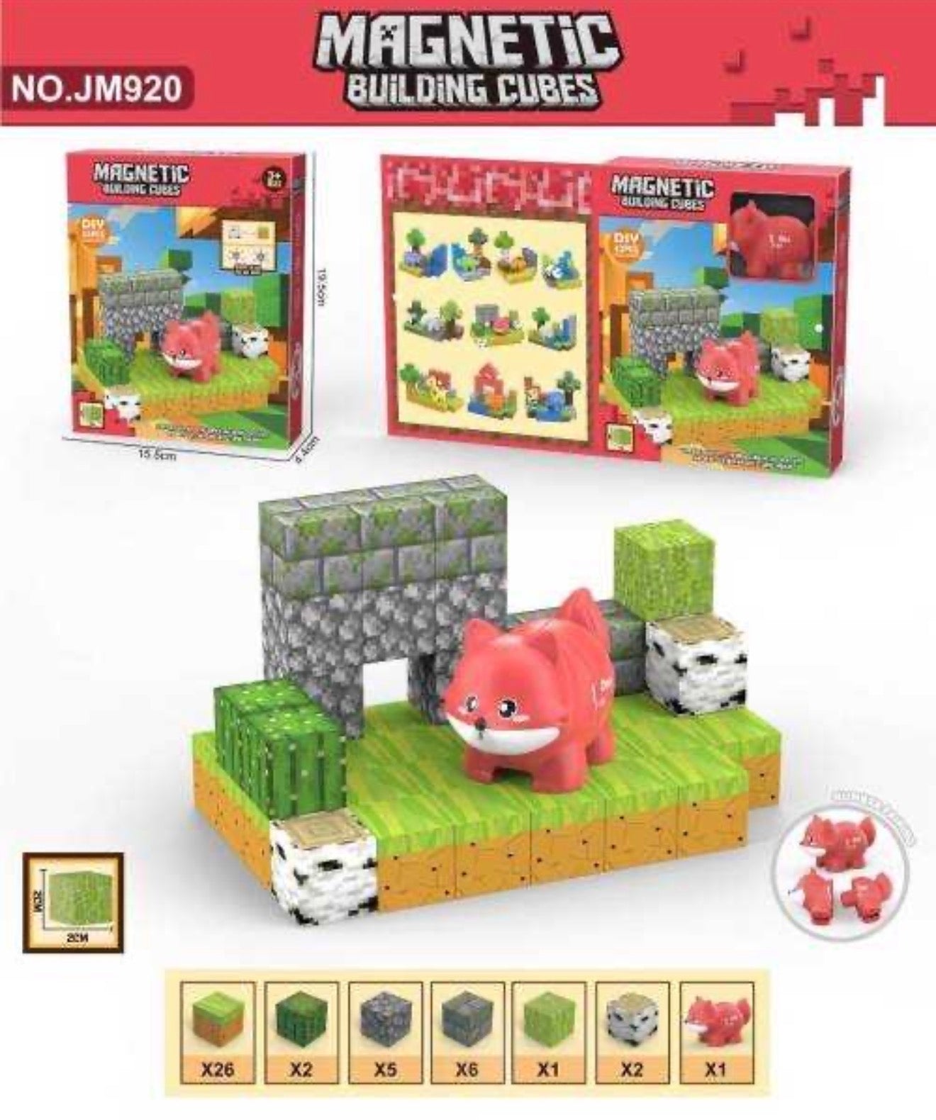 KLOCKI MAGNETYCZNE MAGIC CUBE