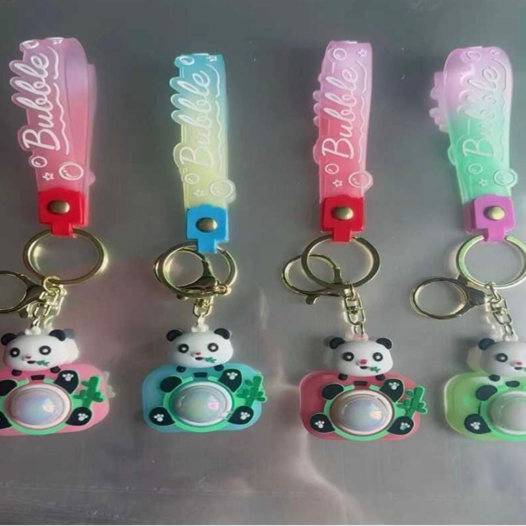 BRELOK DO KLUCZY PANDA LED