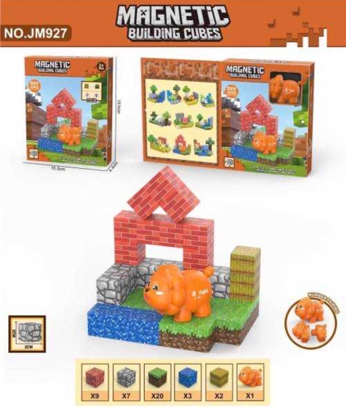 KLOCKI MAGNETYCZNE MAGIC CUBE