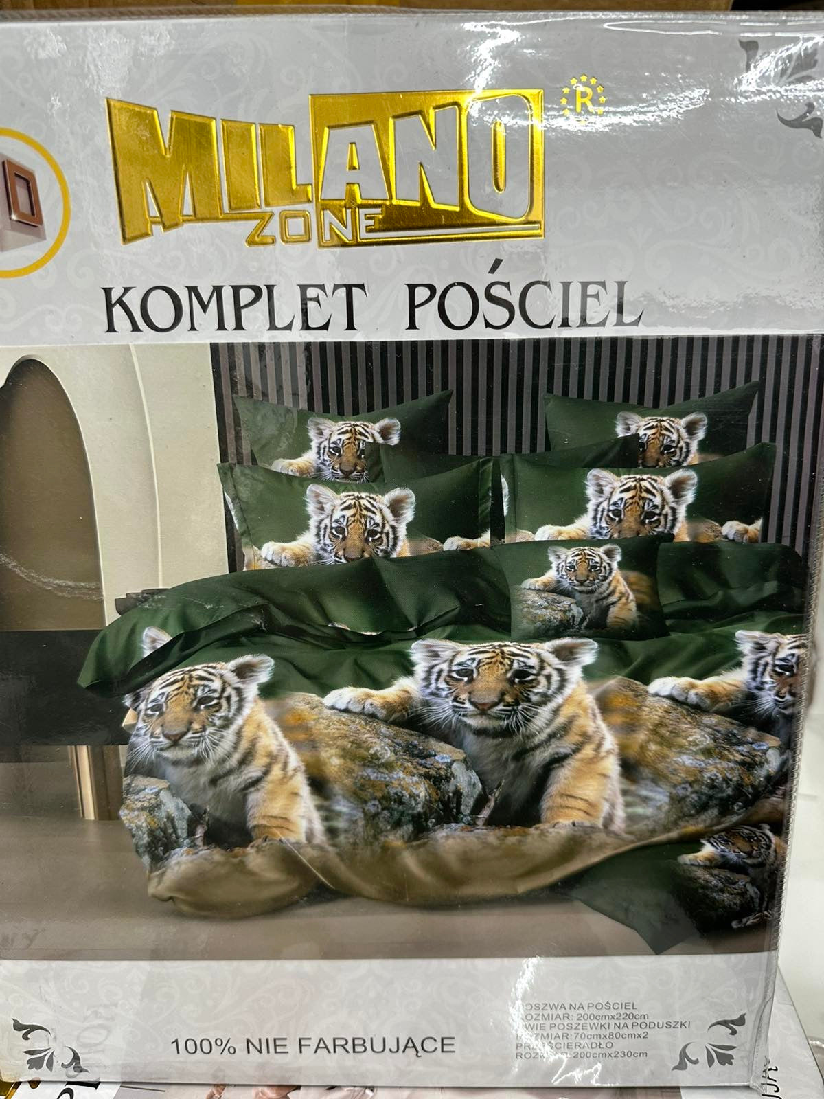 KOMPLET POŚCIELI 4 CZĘŚCIOWY W ROZMIARZE 200/2200