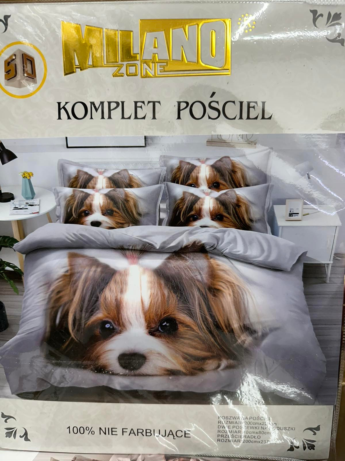 KOMPLET POŚCIELI 4 CZĘŚCIOWY W ROZMIARZE 200/2200