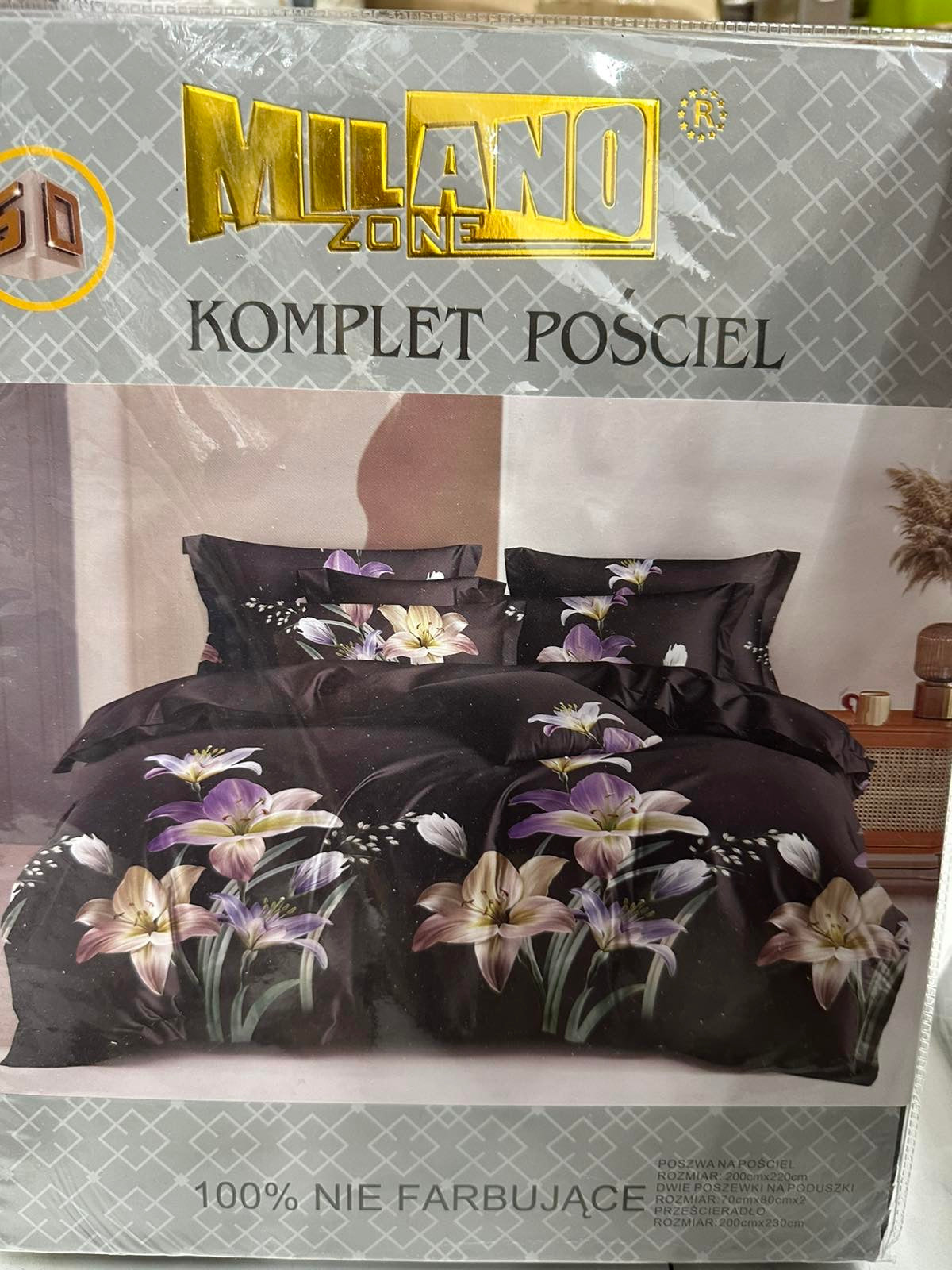 KOMPLET POŚCIELI 4 CZĘŚCIOWY W ROZMIARZE 200/2200