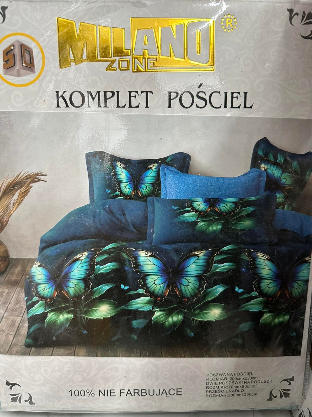 KOMPLET POŚCIELI 4 CZĘŚCIOWY W ROZMIARZE 200/2200
