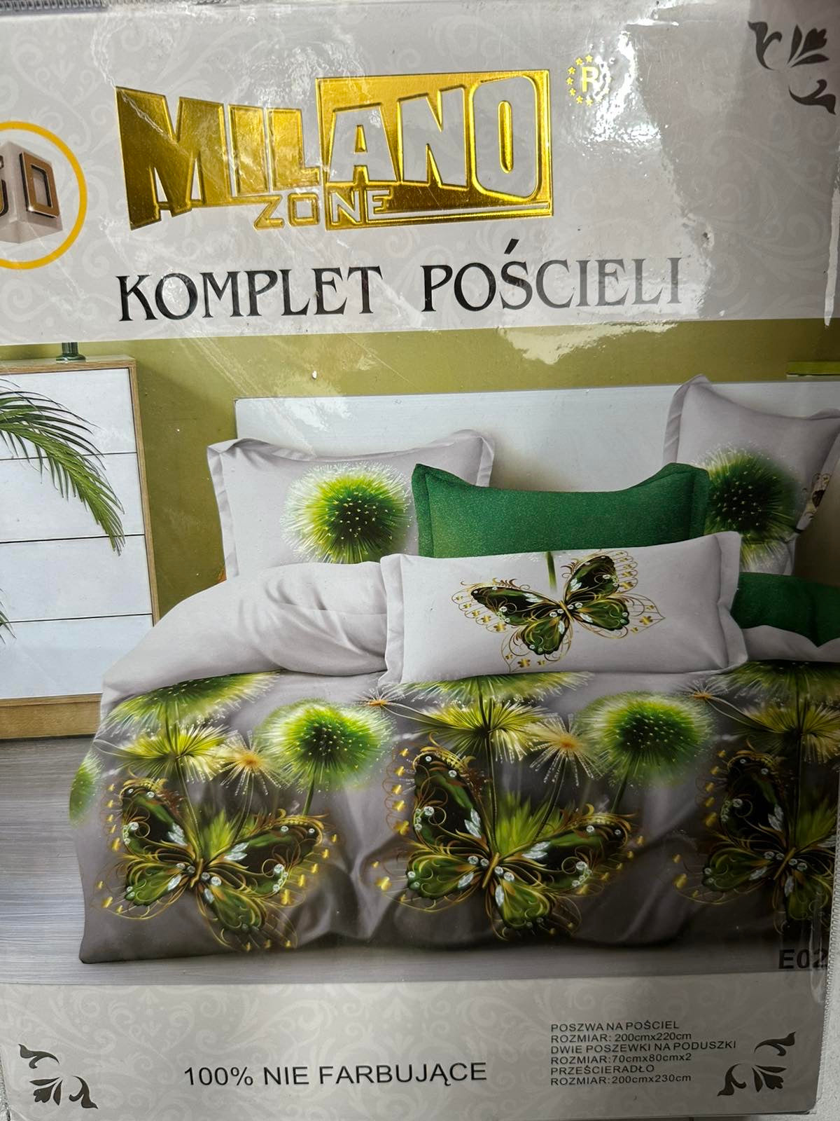 KOMPLET POŚCIELI 4 CZĘŚCIOWY W ROZMIARZE 200/2200