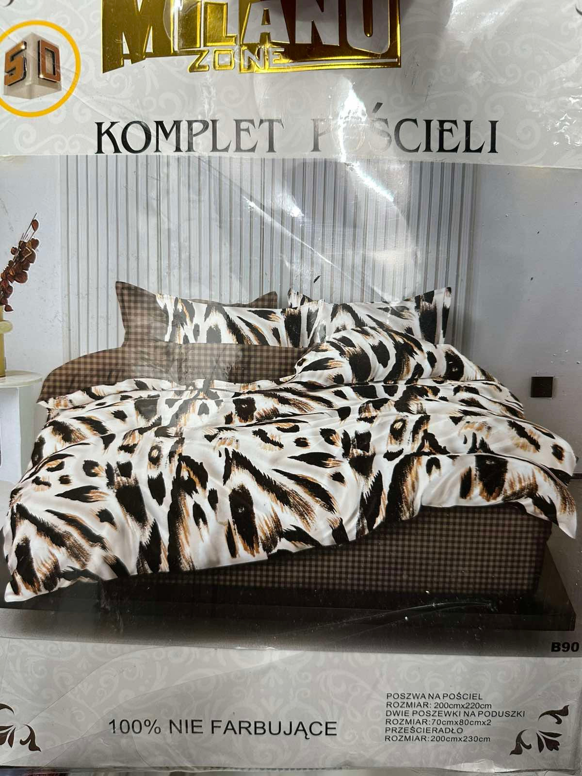 KOMPLET POŚCIELI 4 CZĘŚCIOWY W ROZMIARZE 200/2200