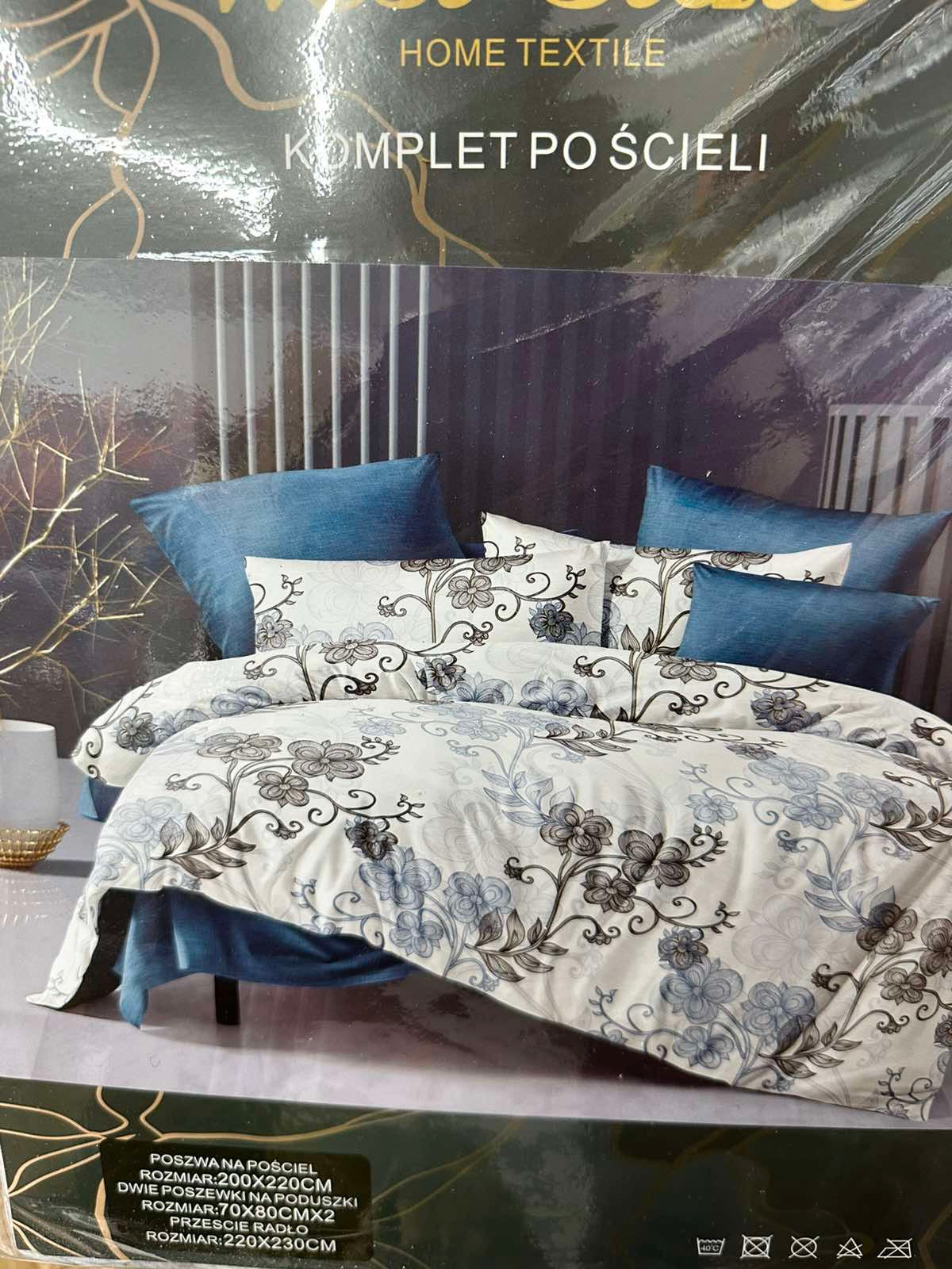 KOMPLET POŚCIELI 4 CZĘŚCIOWY W ROZMIARZE 200/2200