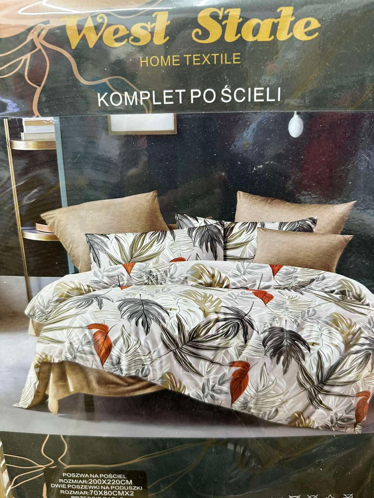 KOMPLET POŚCIELI 4 CZĘŚCIOWY W ROZMIARZE 200/2200