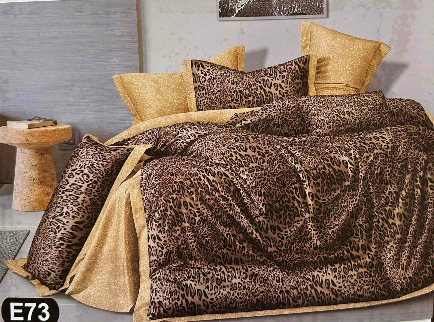 KOMPLET POŚCIELI 5D 100% SATYNA-BAWEŁNA "MILANO" 4CZ