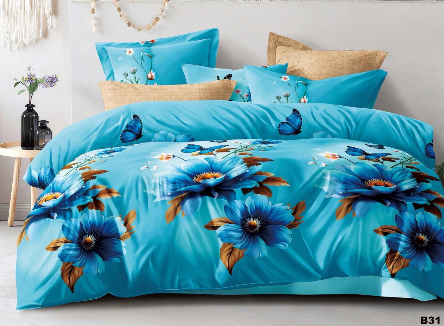 KOMPLET POŚCIELI 5D 100% SATYNA-BAWEŁNA "MILANO" 4CZ