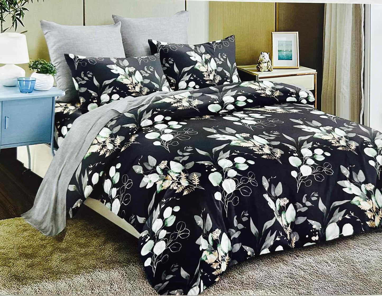 KOMPLET POŚCIELI 5D 100% SATYNA-BAWEŁNA "MILANO" 4CZ