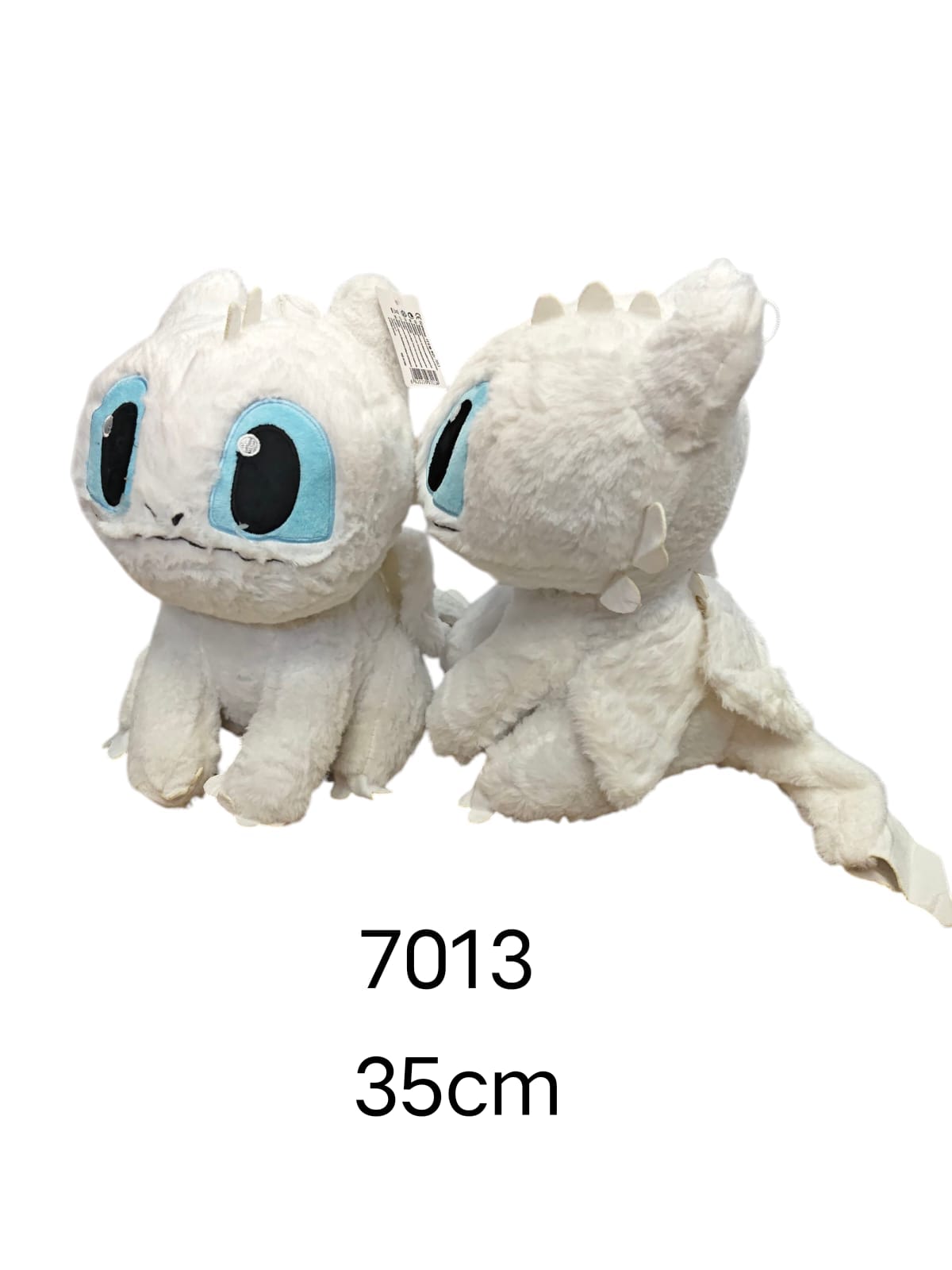 MASKOTKA BIAŁY SMOK 35 CM