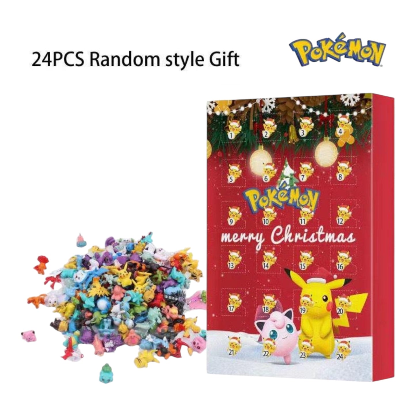 KALENDARZ Z FIGURKAMI POKEMON