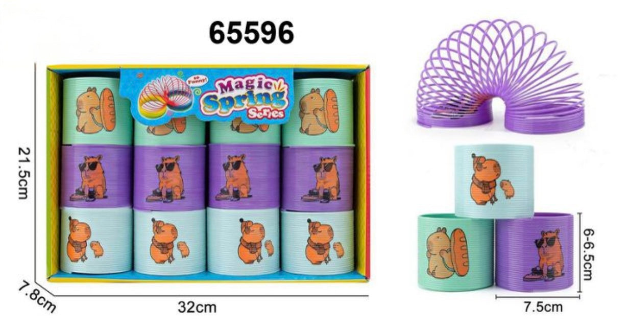 ZABAWKA SPRING RAINBOW CAPYBARA
