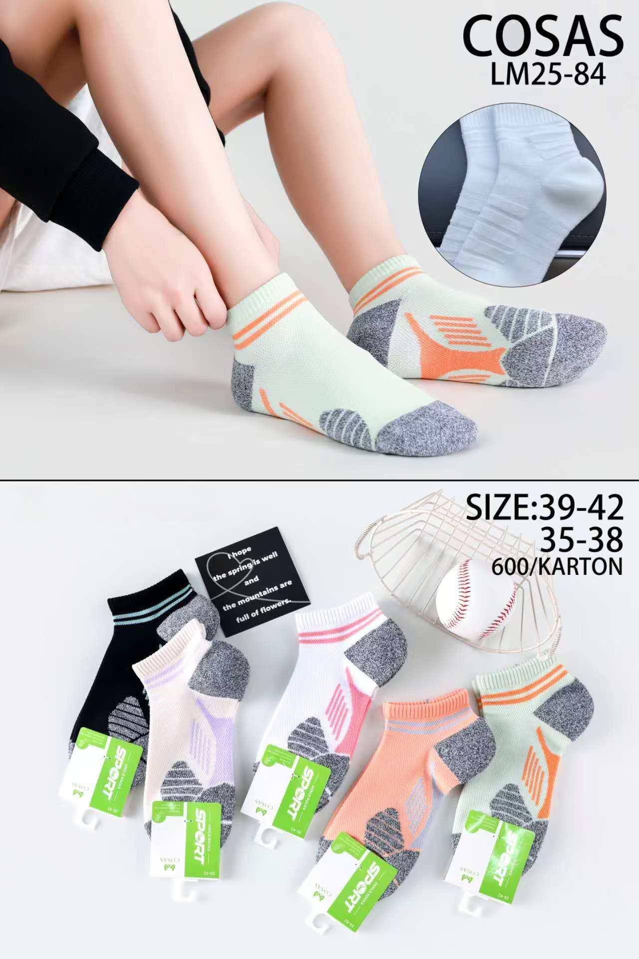 SKARPETY DAMSKIE 95% COTTON