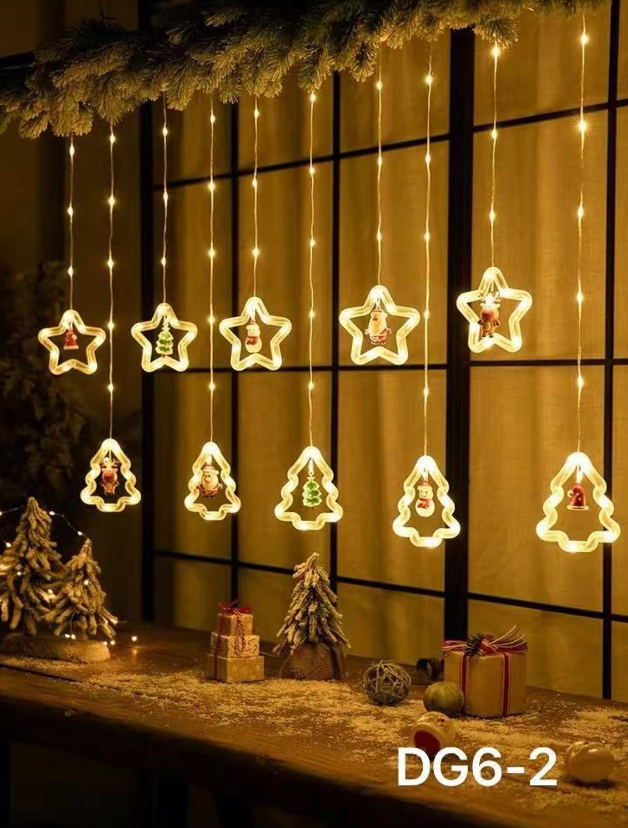 LAMPKI CHOINKOWE NA ZEWNĄTRZ