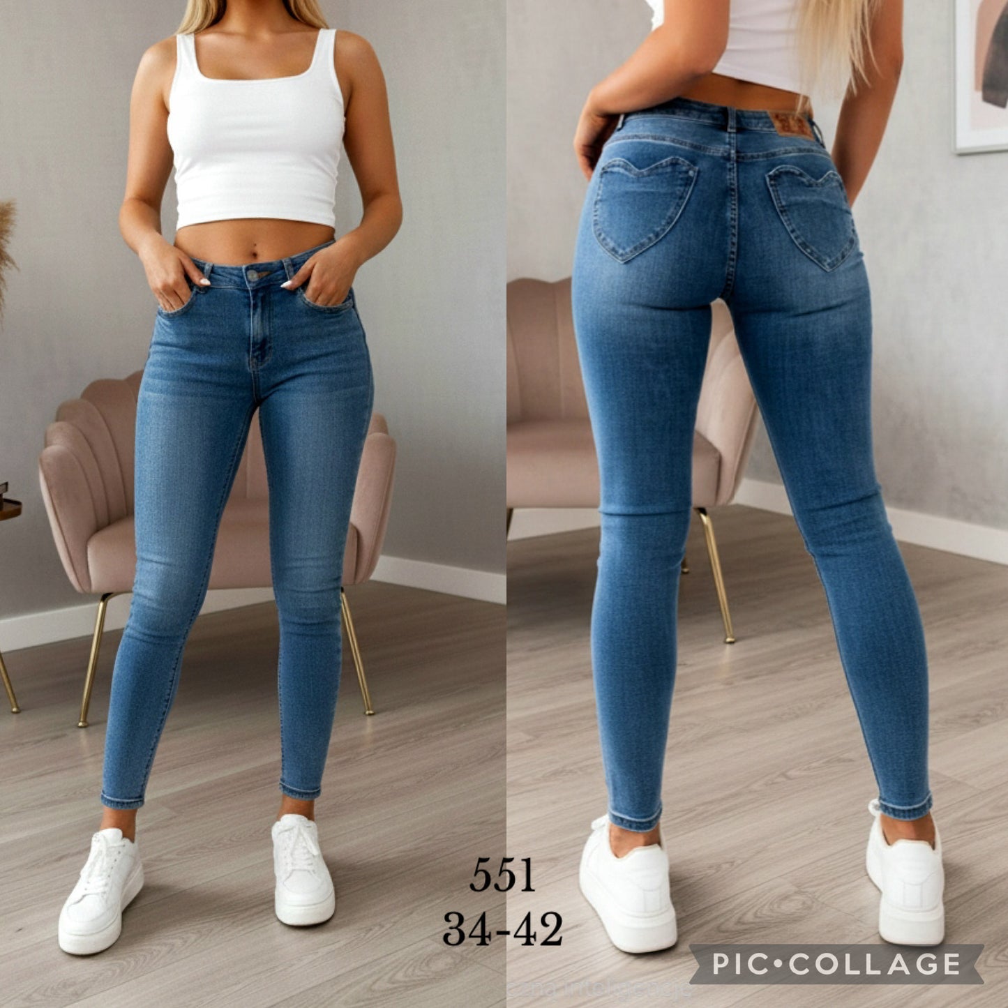 JEANSY DAMSKIE (34-42)