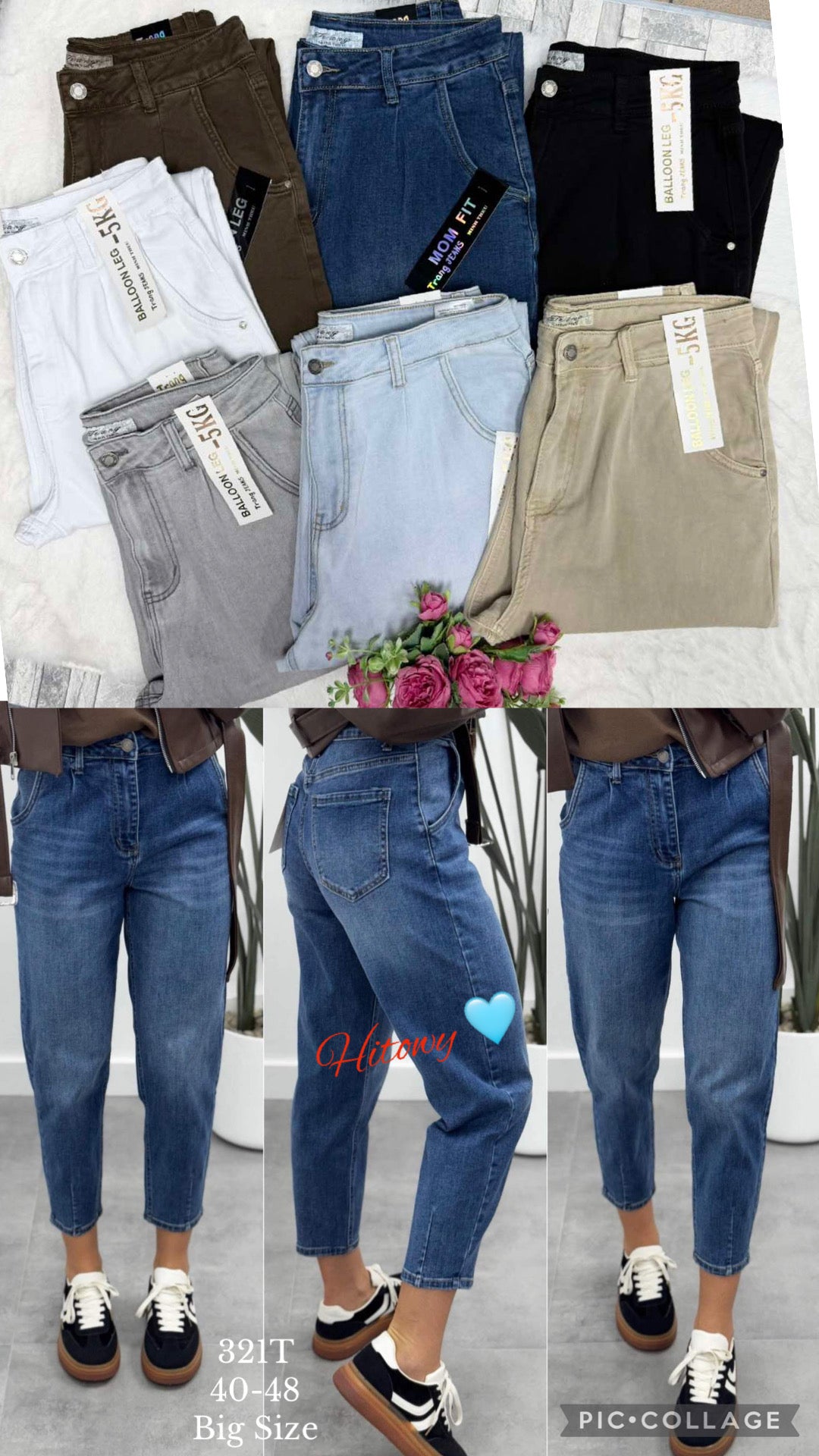 JEANSY DAMSKIE (40-48)