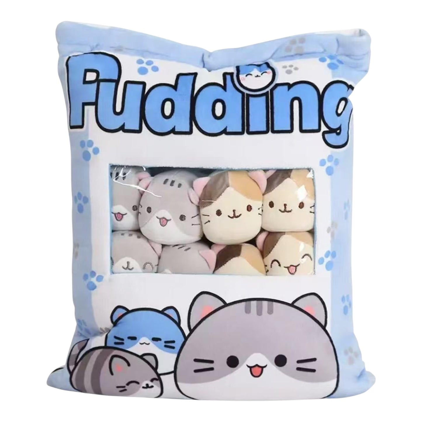 PODUSZKA Z MASKOTKAMI PUDDING 45 X 38 CM