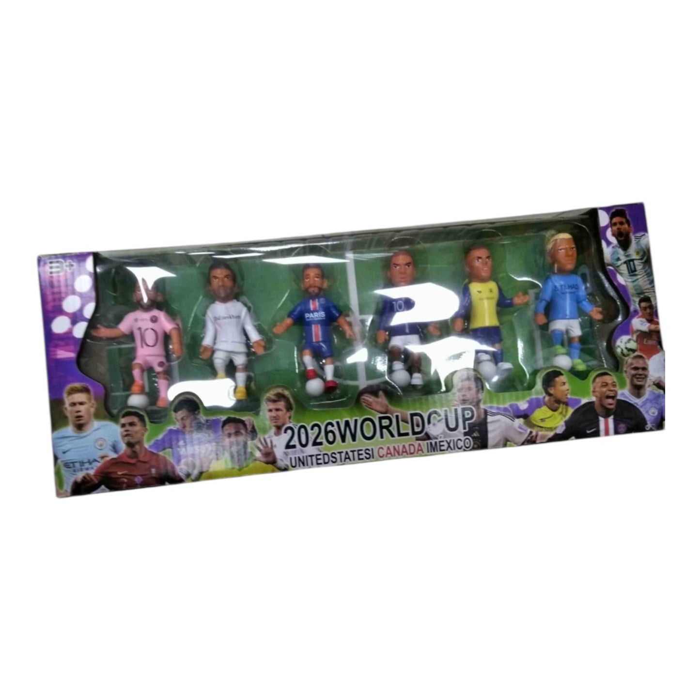 ZESTAW FIGUREK PIŁKARZE