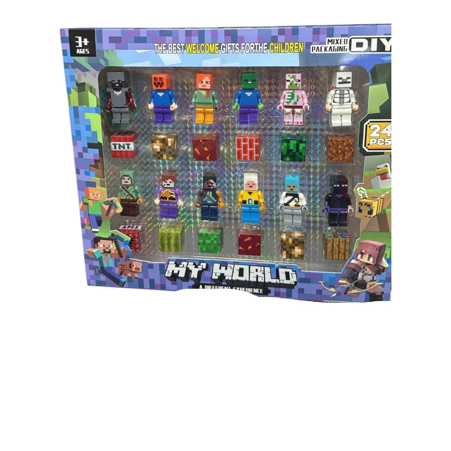 ZESTAW FIGUREK MINECRAFT