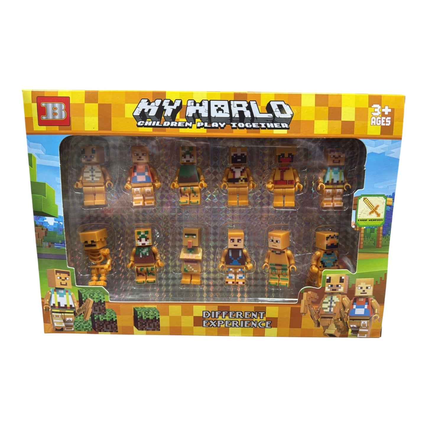 ZESTAW FIGUREK MINECRAFT
