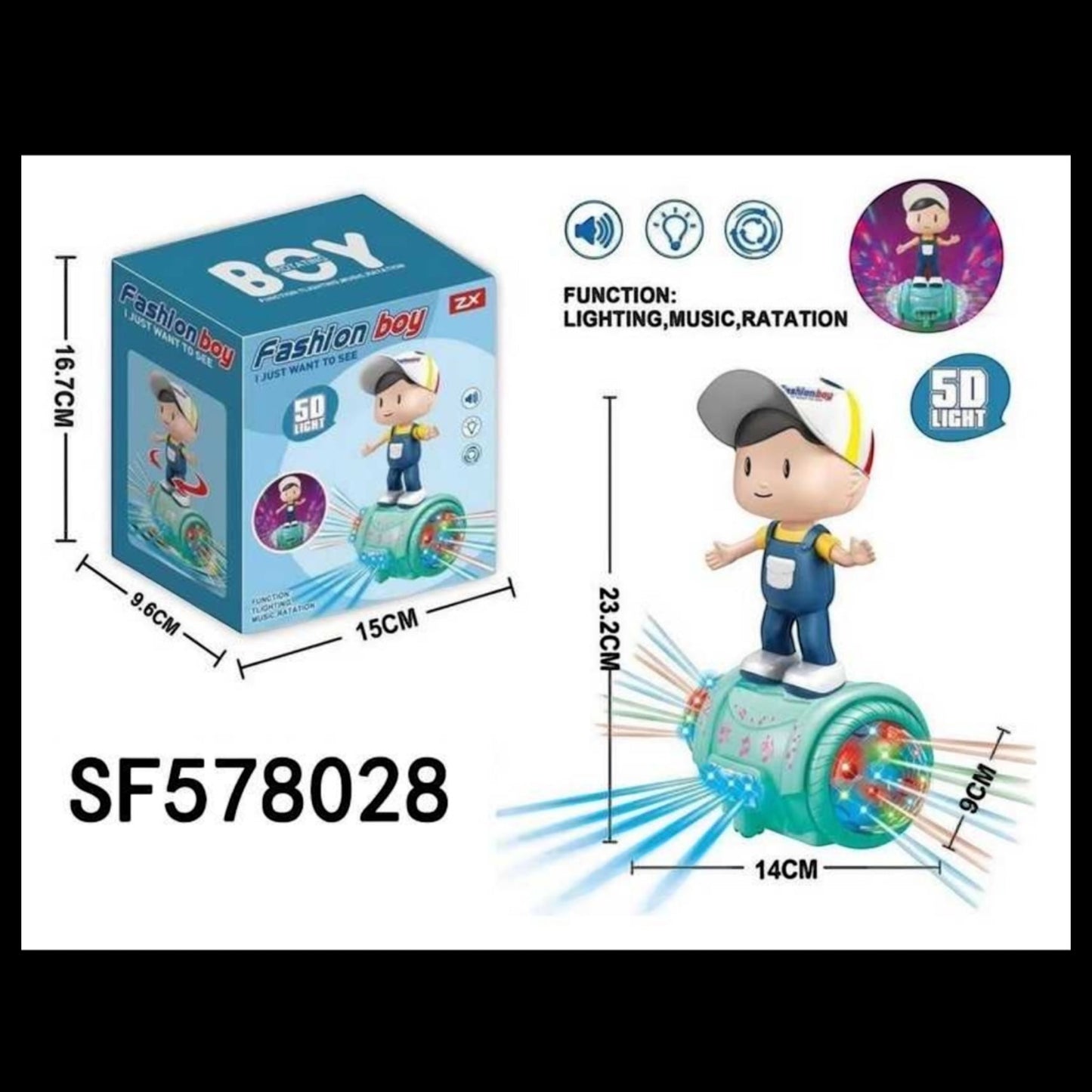 ZABAWKA ELEKTRYCZNA ŚWIECĄCA