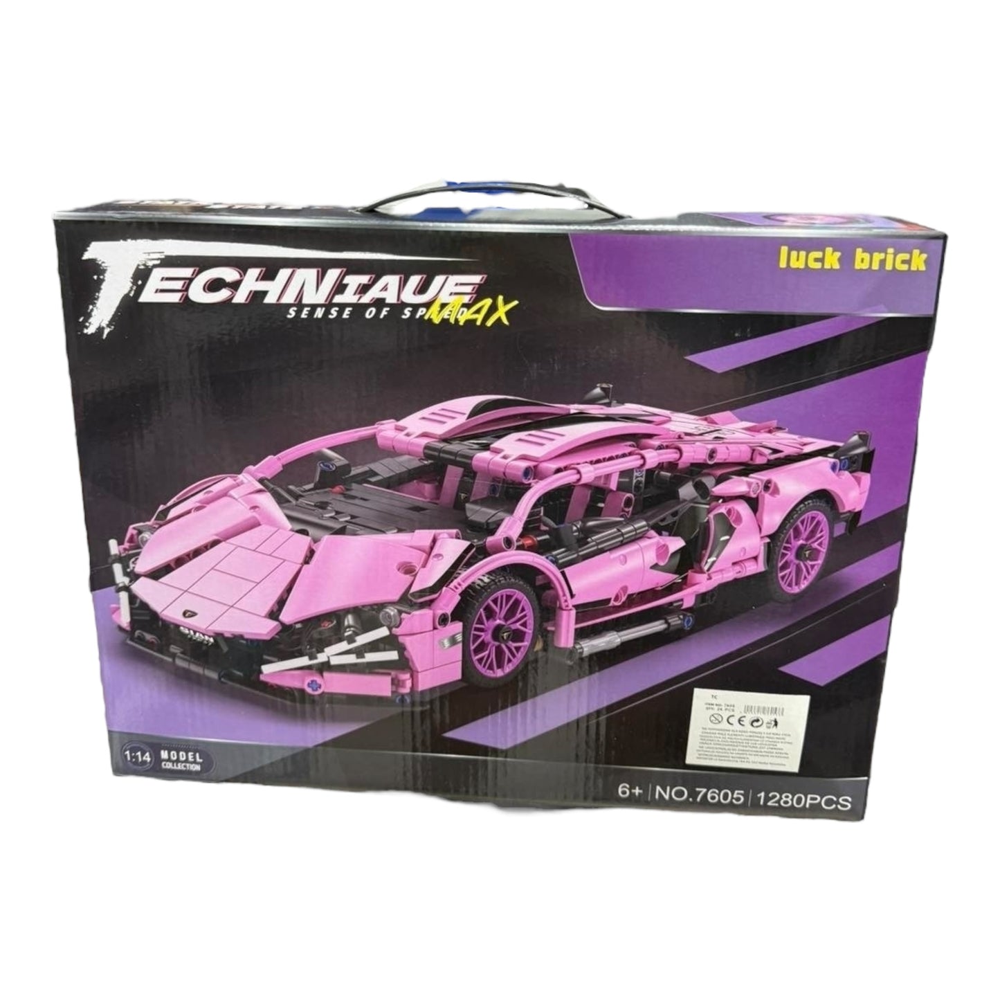 KLOCKI SAMOCHÓD TECHNIAUE MAX 1280 PCS.