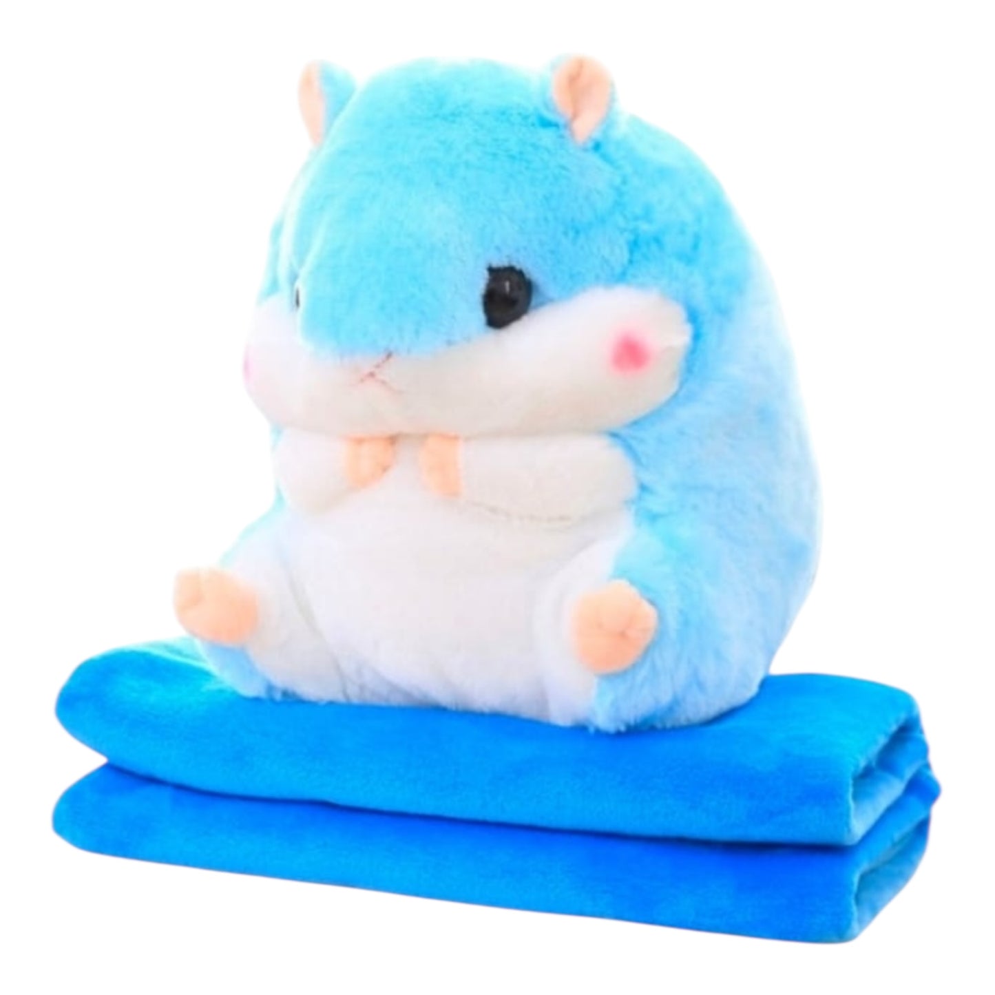 MASKOTKA CHOMIK Z KOCYKIEM 40CM
