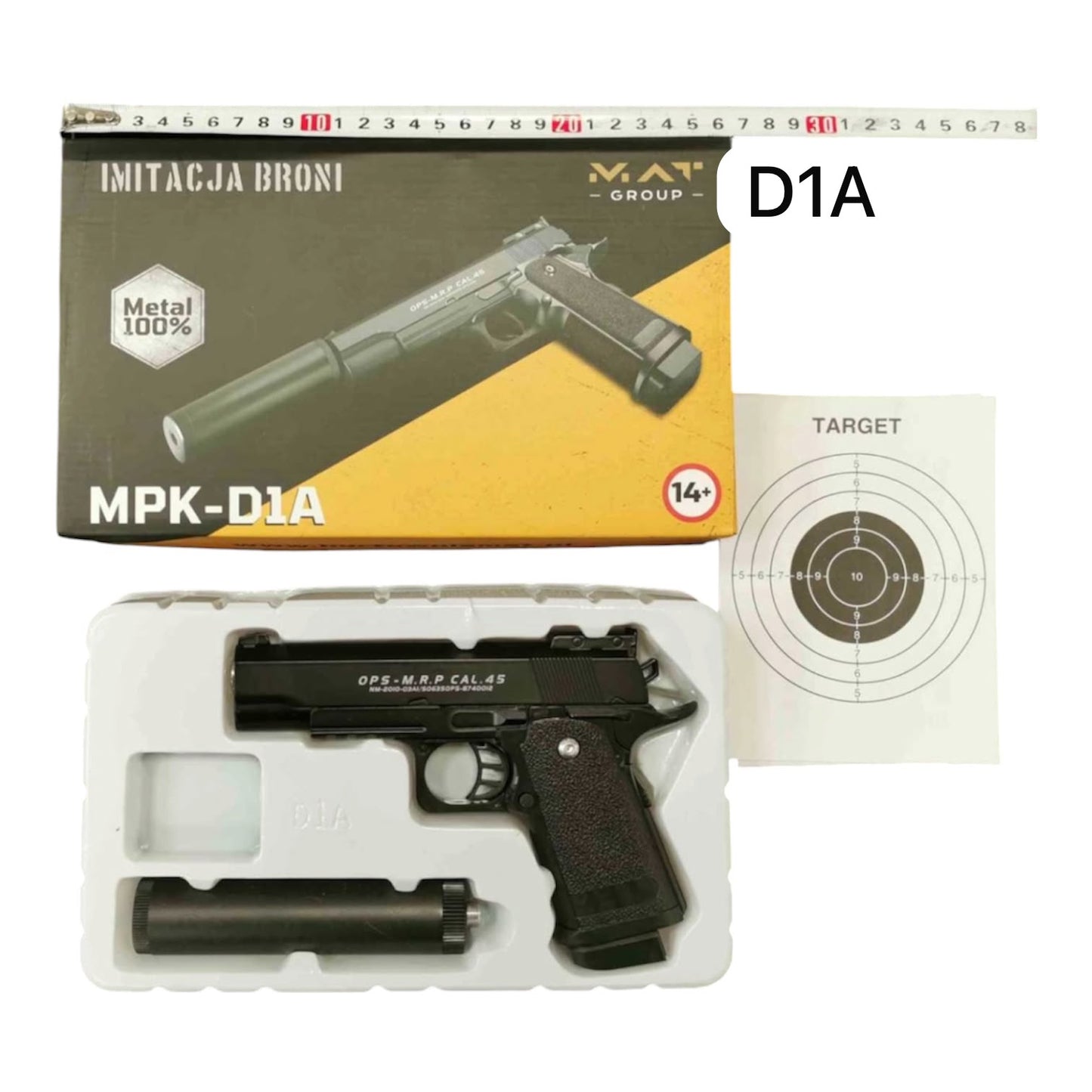 PISTOLET METALOWY D1A