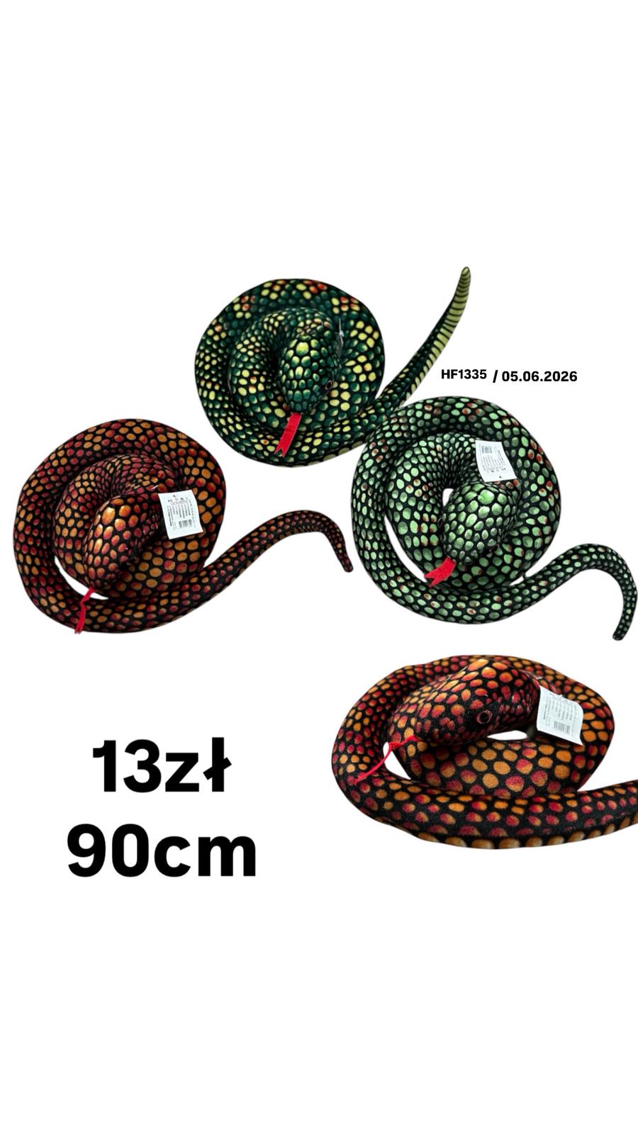 MASKOTKA WAŻ 90 CM