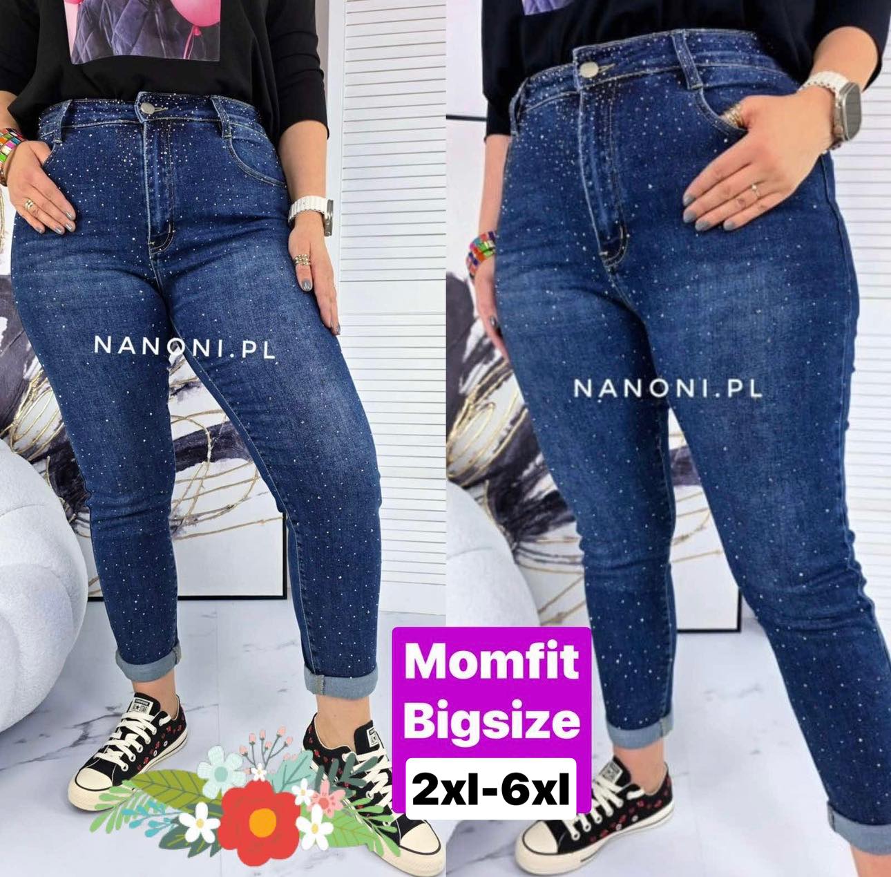 JEANSY DAMSKIE 2XL-6XL