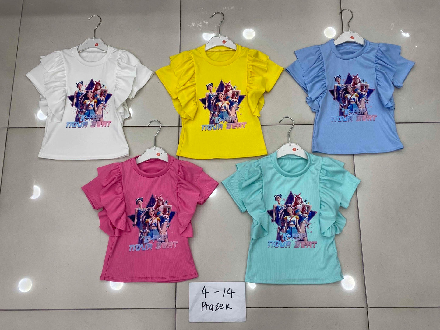 KOSZULKI DZIECIĘCE PRĄŻEK (4-14)